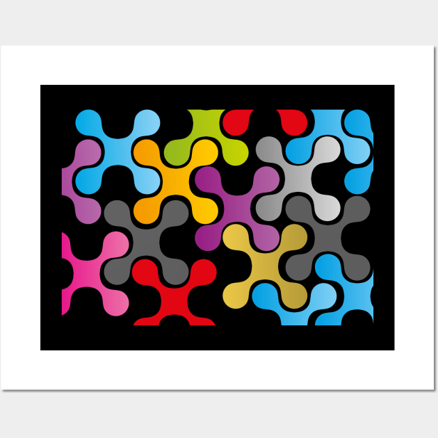 Colorful nano design Wall Art by Choulous79